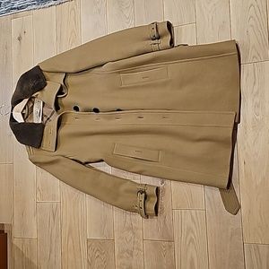 Burberry Brit 70% wool coat size 10 camel color.
